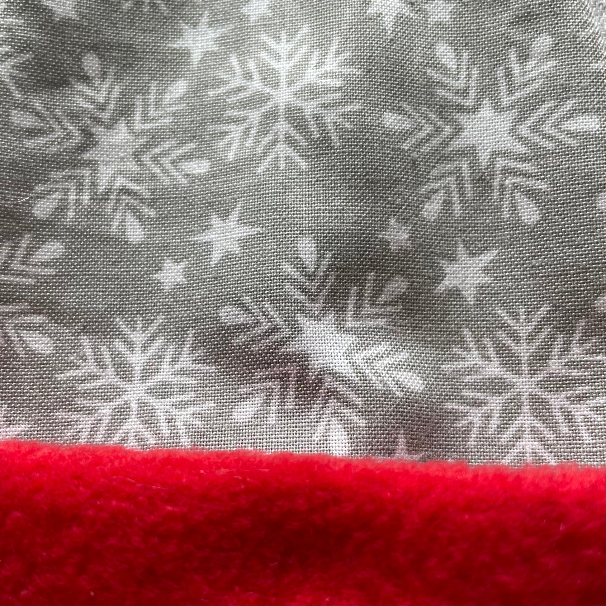 grey with red trim colour detail